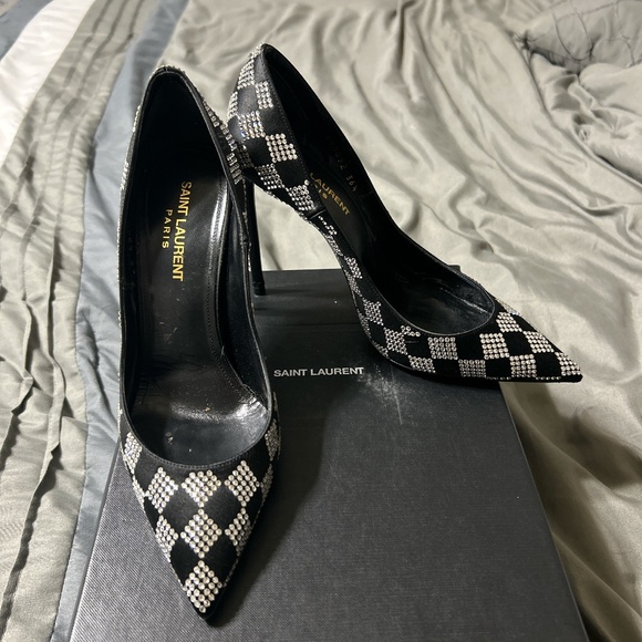 Yves Saint Laurent Zoe Checkered Pump